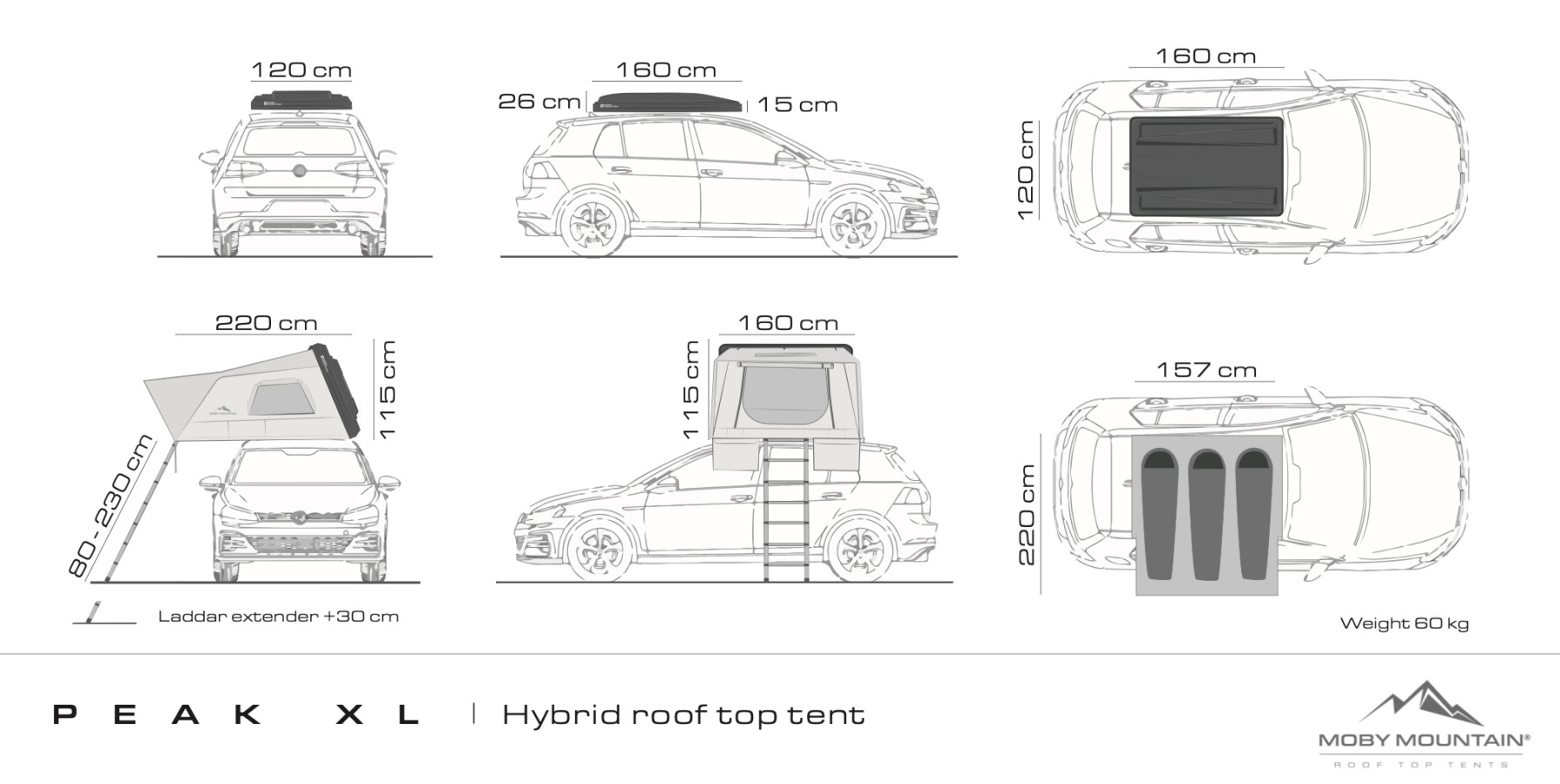 tekening Peak XL